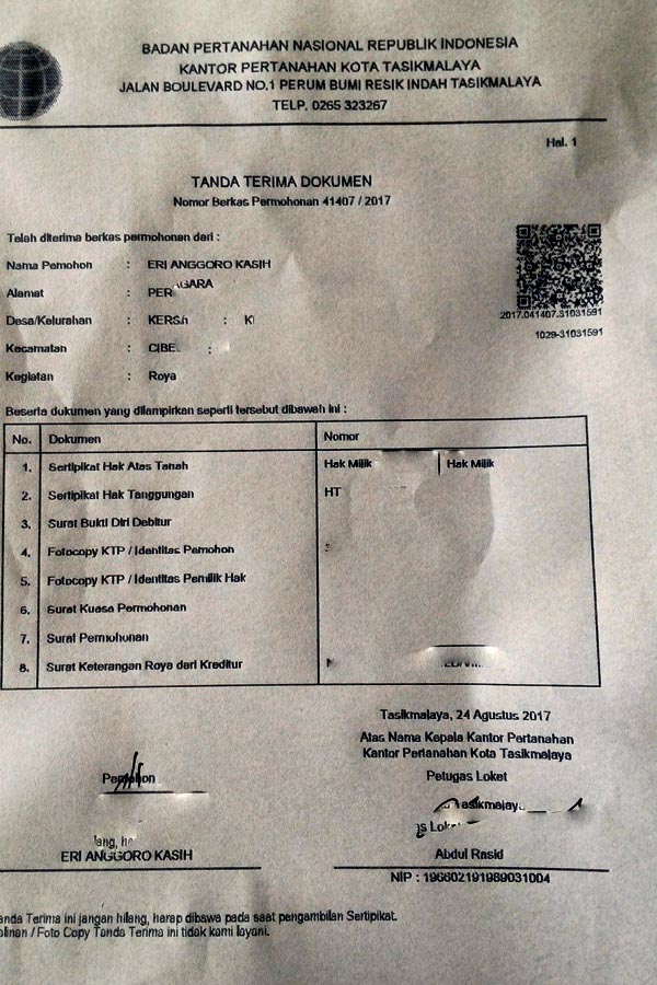 Detail Contoh Surat Kuasa Pengurusan Roya Di Bpn Koleksi Nomer 30