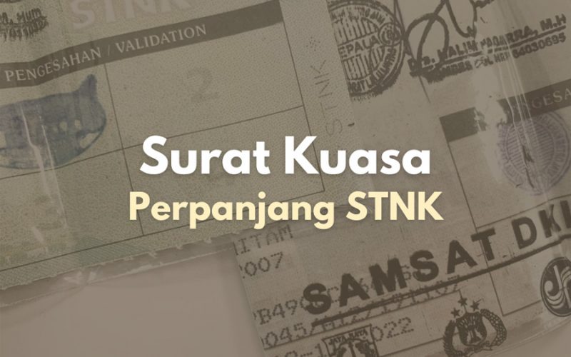 Detail Contoh Surat Kuasa Perpanjangan Stnk 5 Tahun Nomer 24