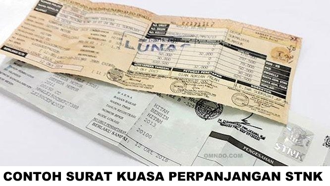 Detail Contoh Surat Kuasa Perpanjangan Stnk 5 Tahun Nomer 36