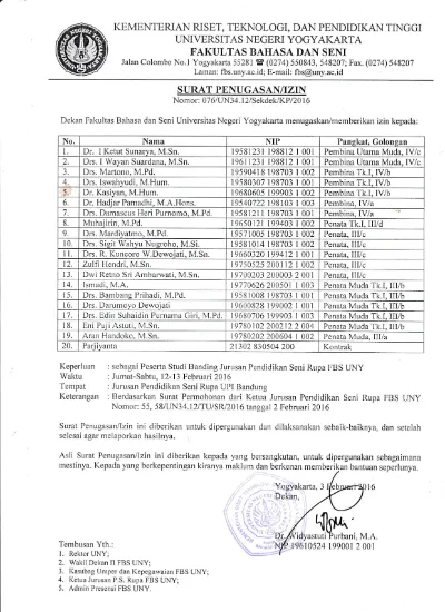 Detail Contoh Surat Kunjungan Studi Banding Ke Universitas Nomer 39