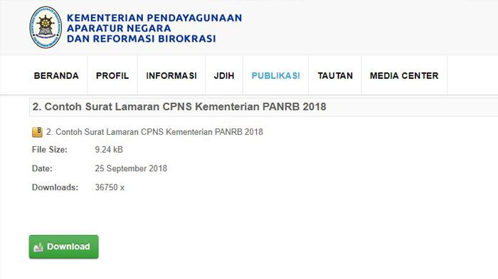 Detail Contoh Surat Lamaran 2018 Nomer 15