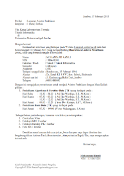 Detail Contoh Surat Lamaran Asisten Laboratorium Nomer 22