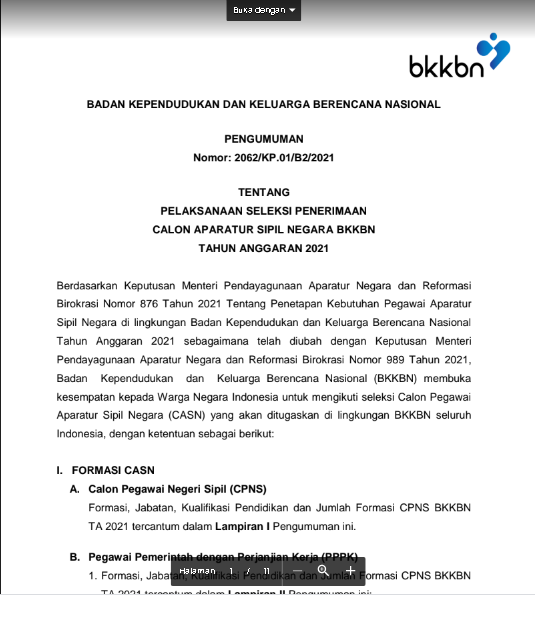 Detail Contoh Surat Lamaran Cpns Bkkbn Nomer 22