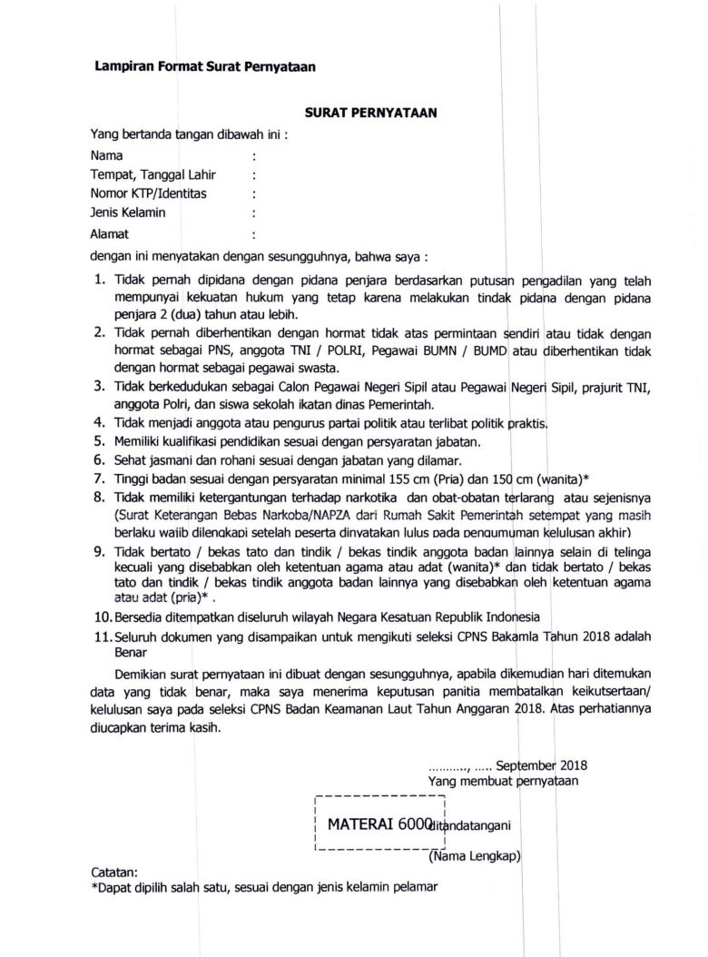 Detail Contoh Surat Lamaran Cpns Kemendikbud 2018 Nomer 23