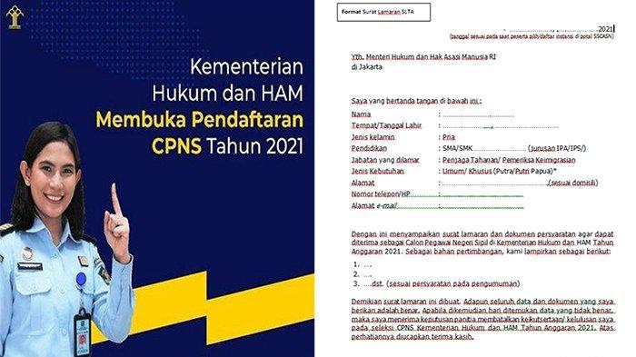 Detail Contoh Surat Lamaran Cpns Kemenkumham Nomer 35