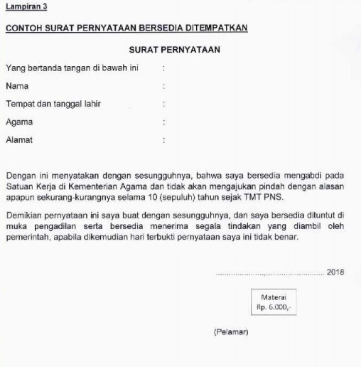 Detail Contoh Surat Lamaran Cpns Kemenristek Dikti Nomer 32