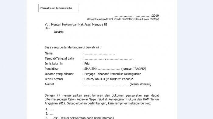 Detail Contoh Surat Lamaran Cpns Provinsi Jawa Barat Nomer 26