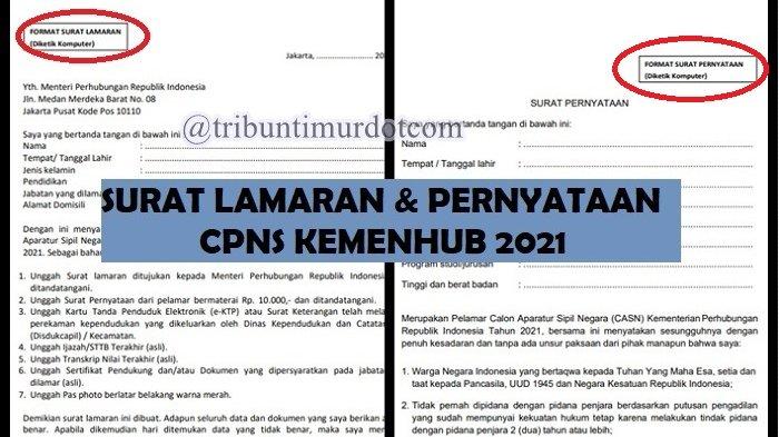 Detail Contoh Surat Lamaran Dishub Nomer 30