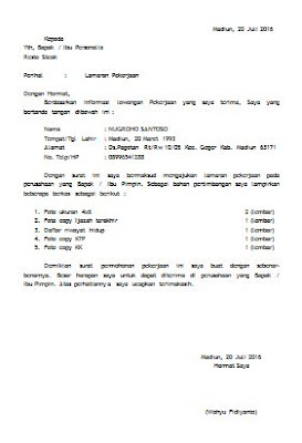 Detail Contoh Surat Lamaran Ditujukan Kepada Menteri Hukum Dan Ham Ri Nomer 4