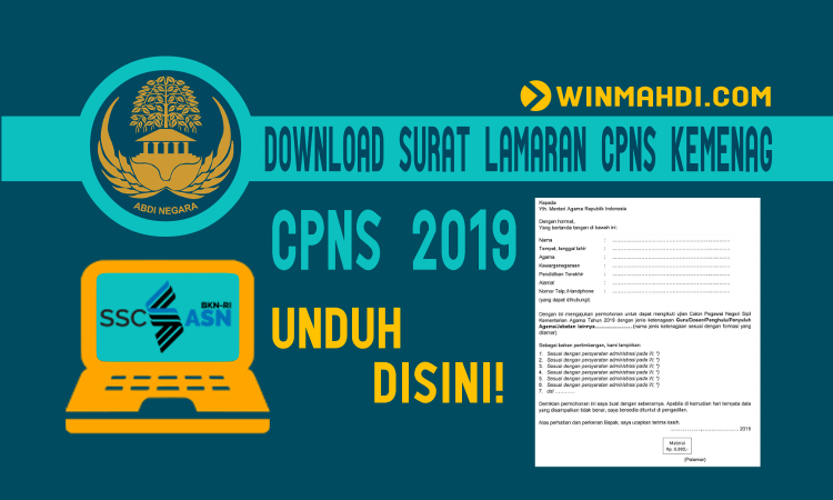 Detail Contoh Surat Lamaran Kemenag Nomer 32