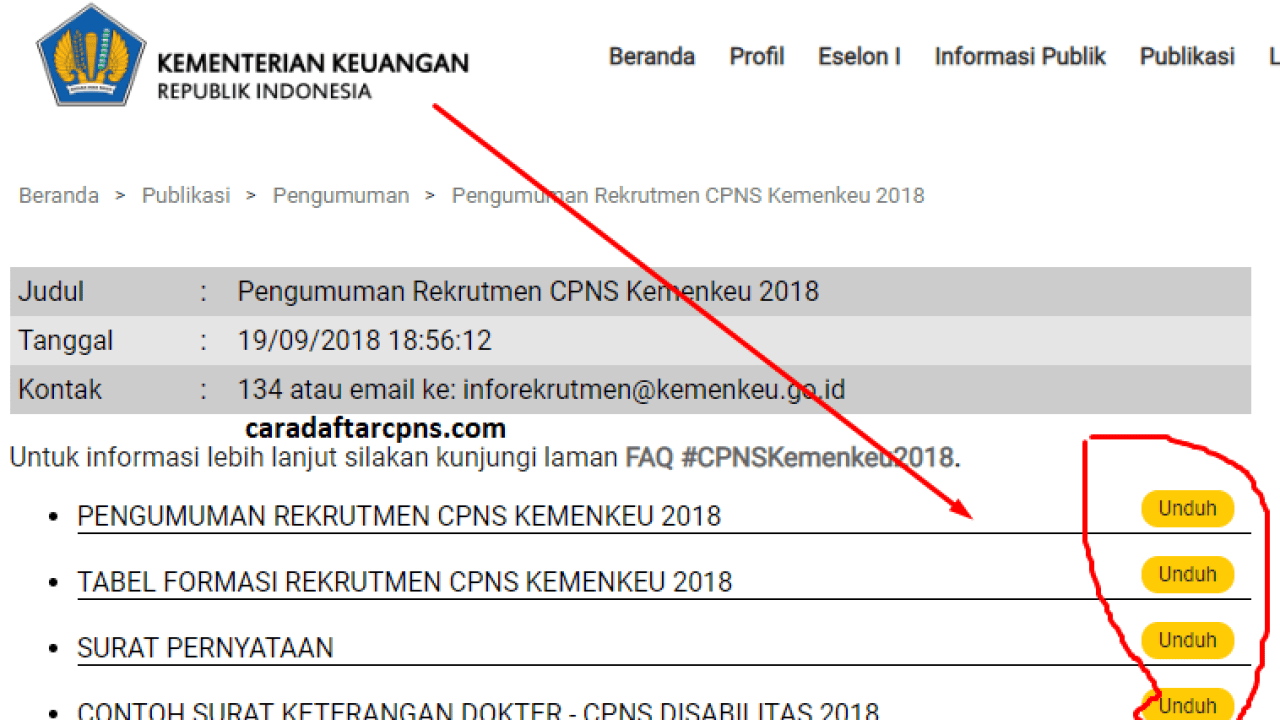 Detail Contoh Surat Lamaran Kementerian Keuangan Nomer 52