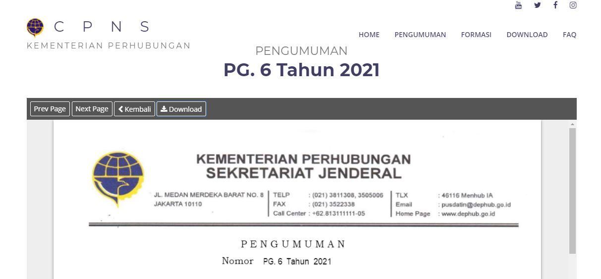 Detail Contoh Surat Lamaran Kementerian Perhubungan Nomer 44