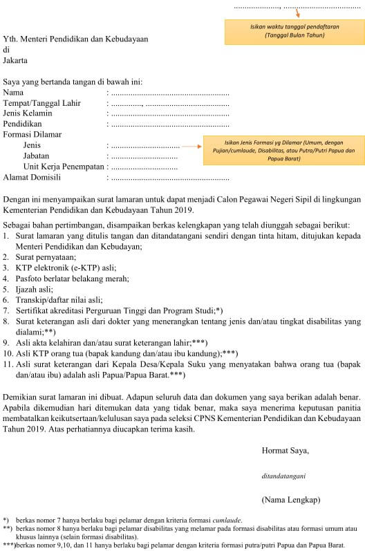 Detail Contoh Surat Lamaran Kerja 2019 Doc Nomer 52