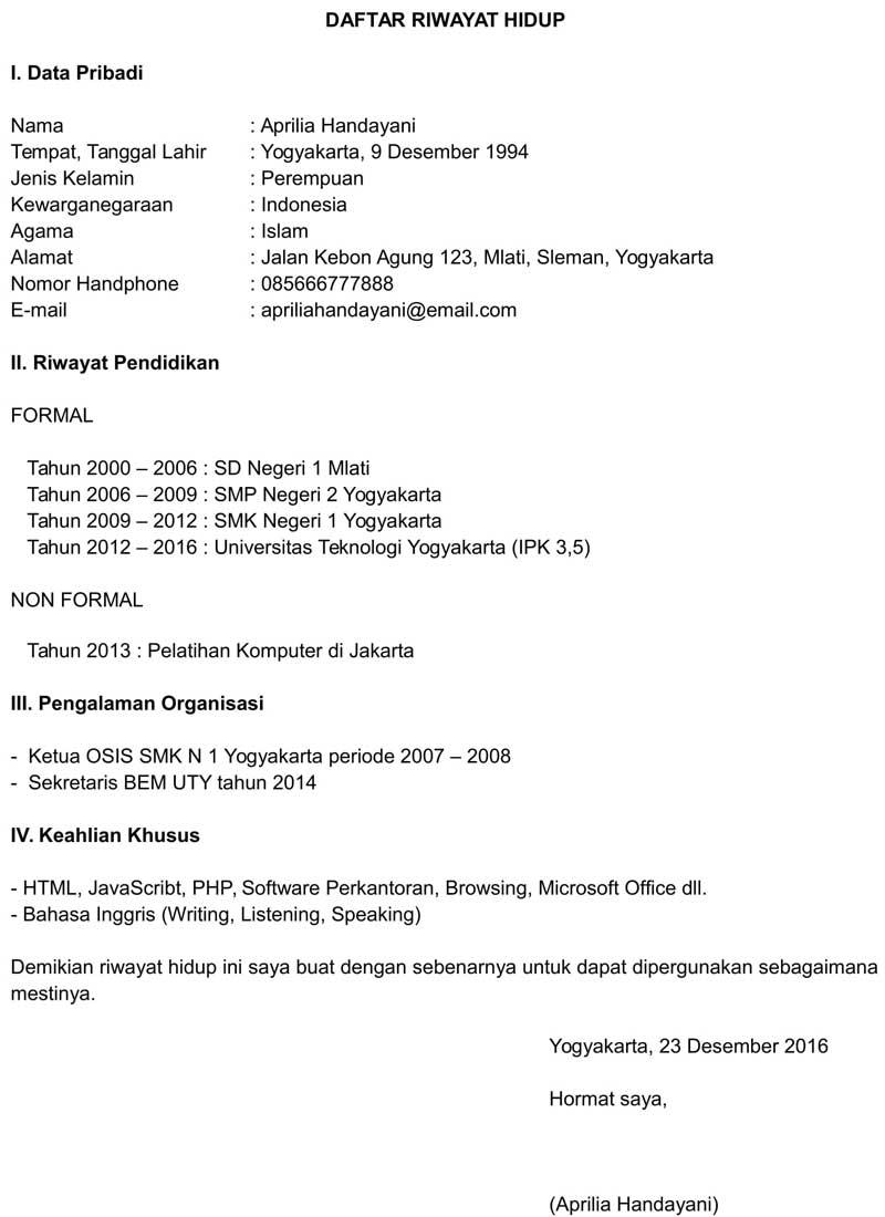 Detail Contoh Surat Lamaran Kerja Alfamidi Nomer 10