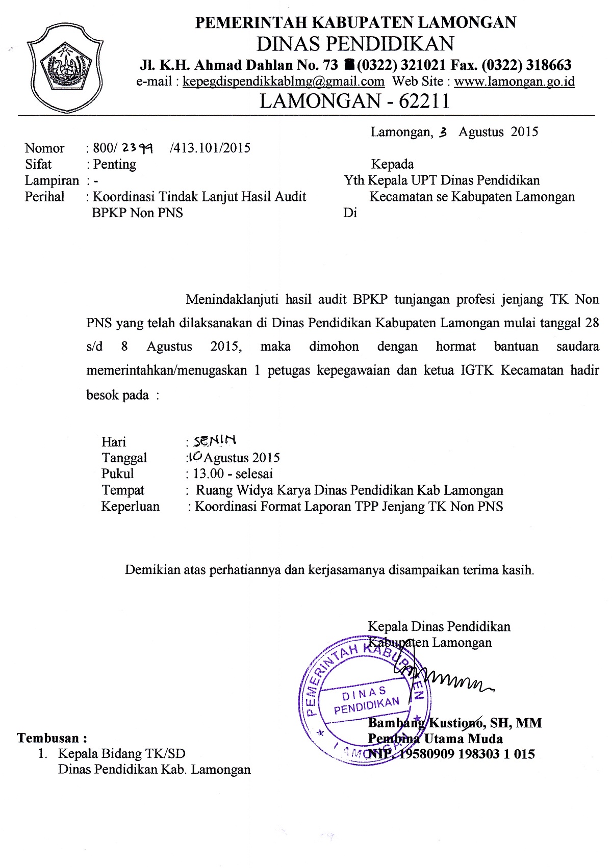 Detail Contoh Surat Lamaran Kerja Auditor Nomer 52