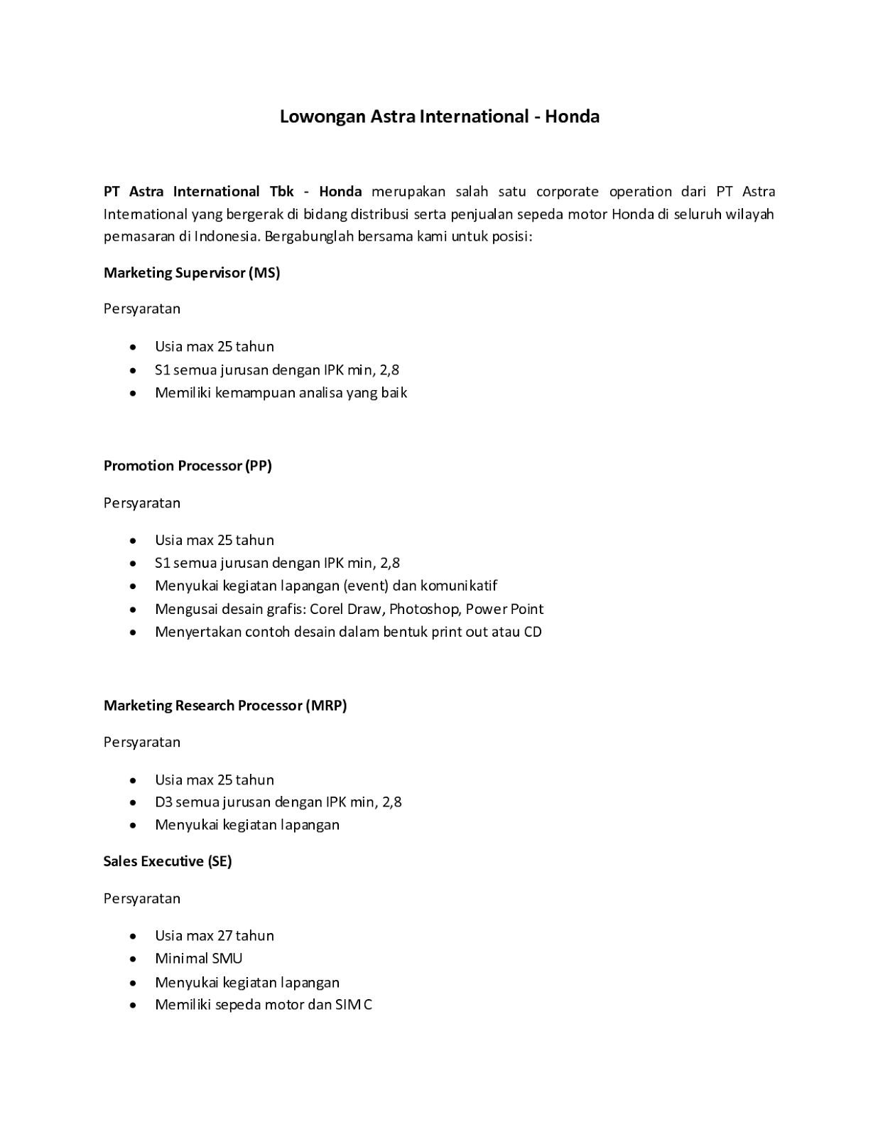 Detail Contoh Surat Lamaran Kerja Di Dealer Nomer 46