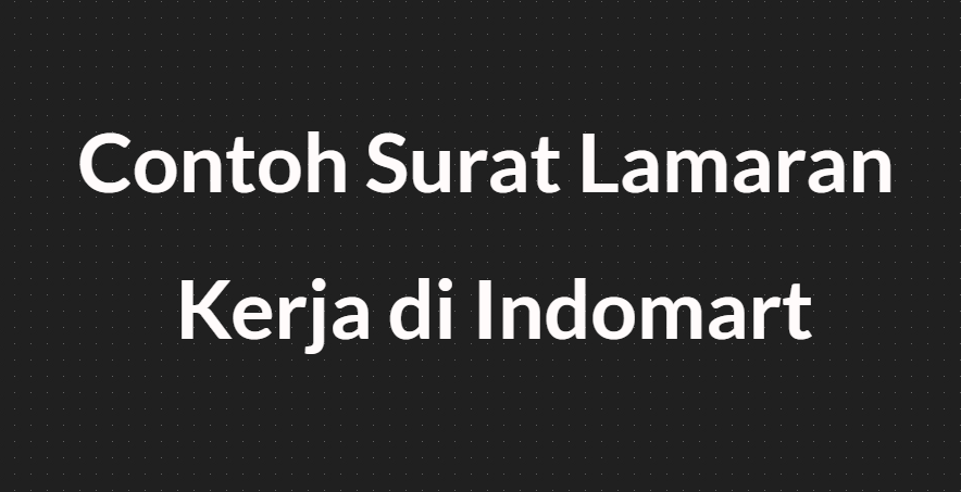 Detail Contoh Surat Lamaran Kerja Di Oppo Nomer 25