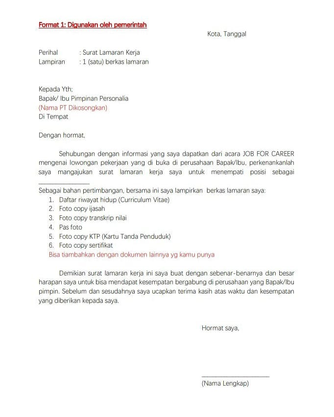 Detail Contoh Surat Lamaran Kerja Di Oppo Nomer 55