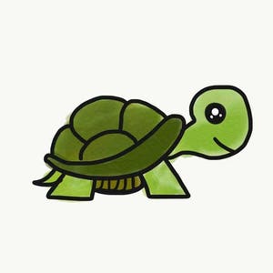 Detail Cute Little Turtle Drawings Nomer 22