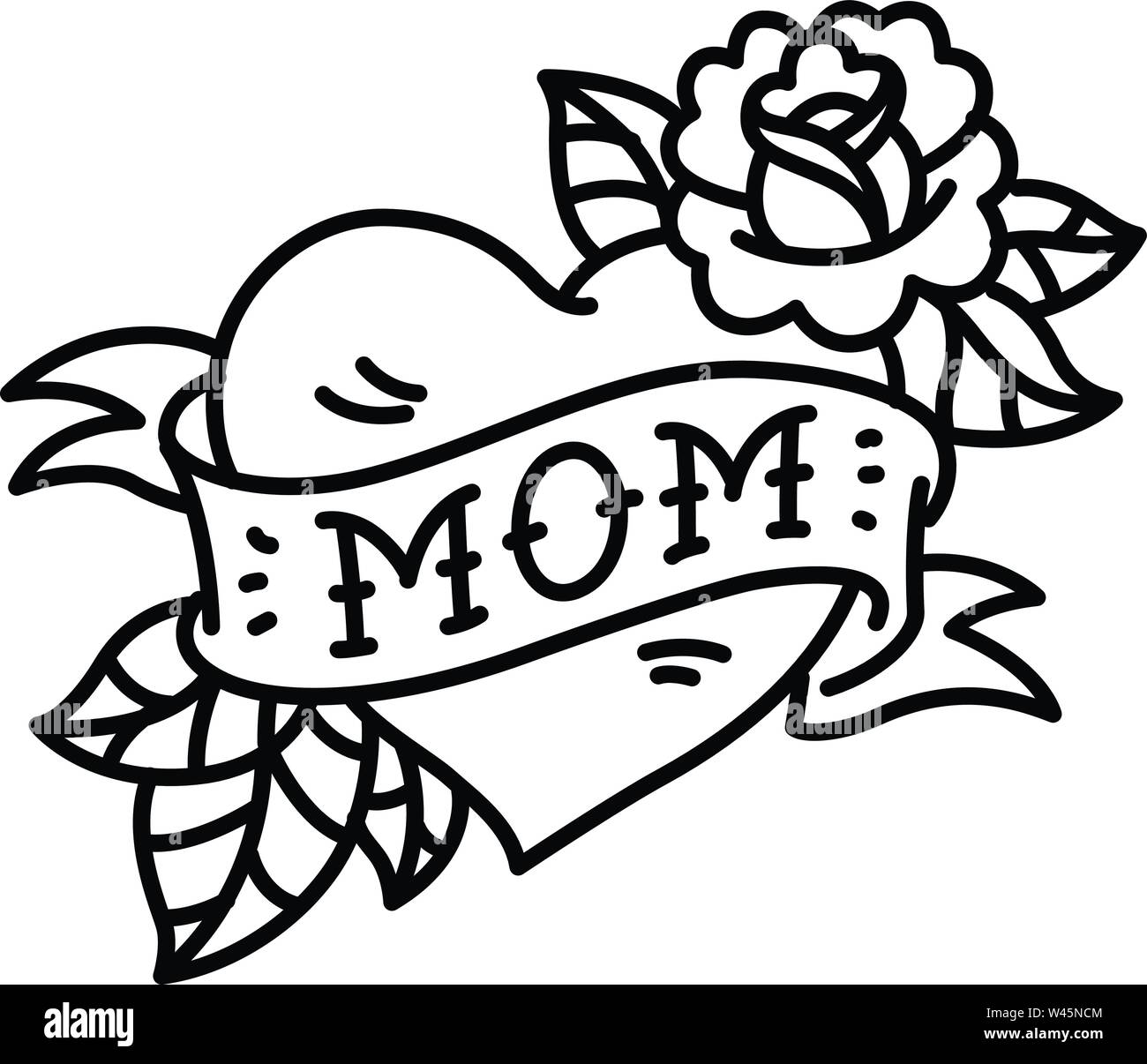 Detail Mom Heart Tattoo Nomer 19