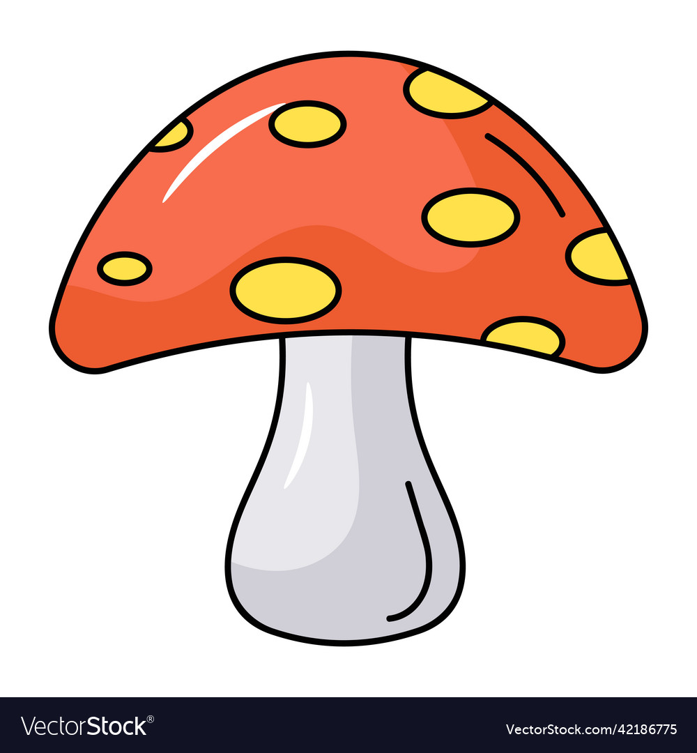 Detail Mushroom Vector Png Nomer 18