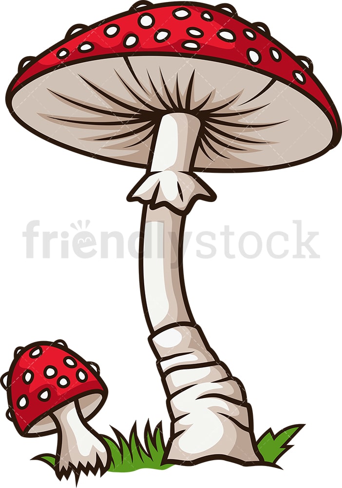 Detail Mushroom Vector Png Nomer 21