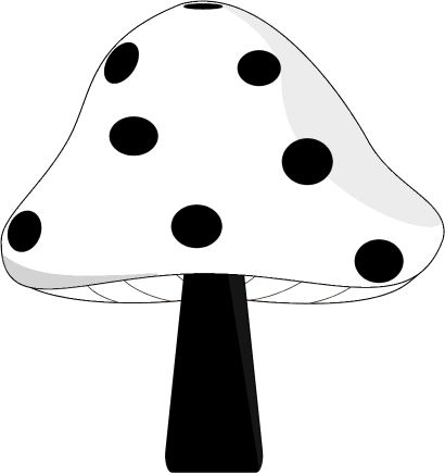 Detail Mushroom Vector Png Nomer 23