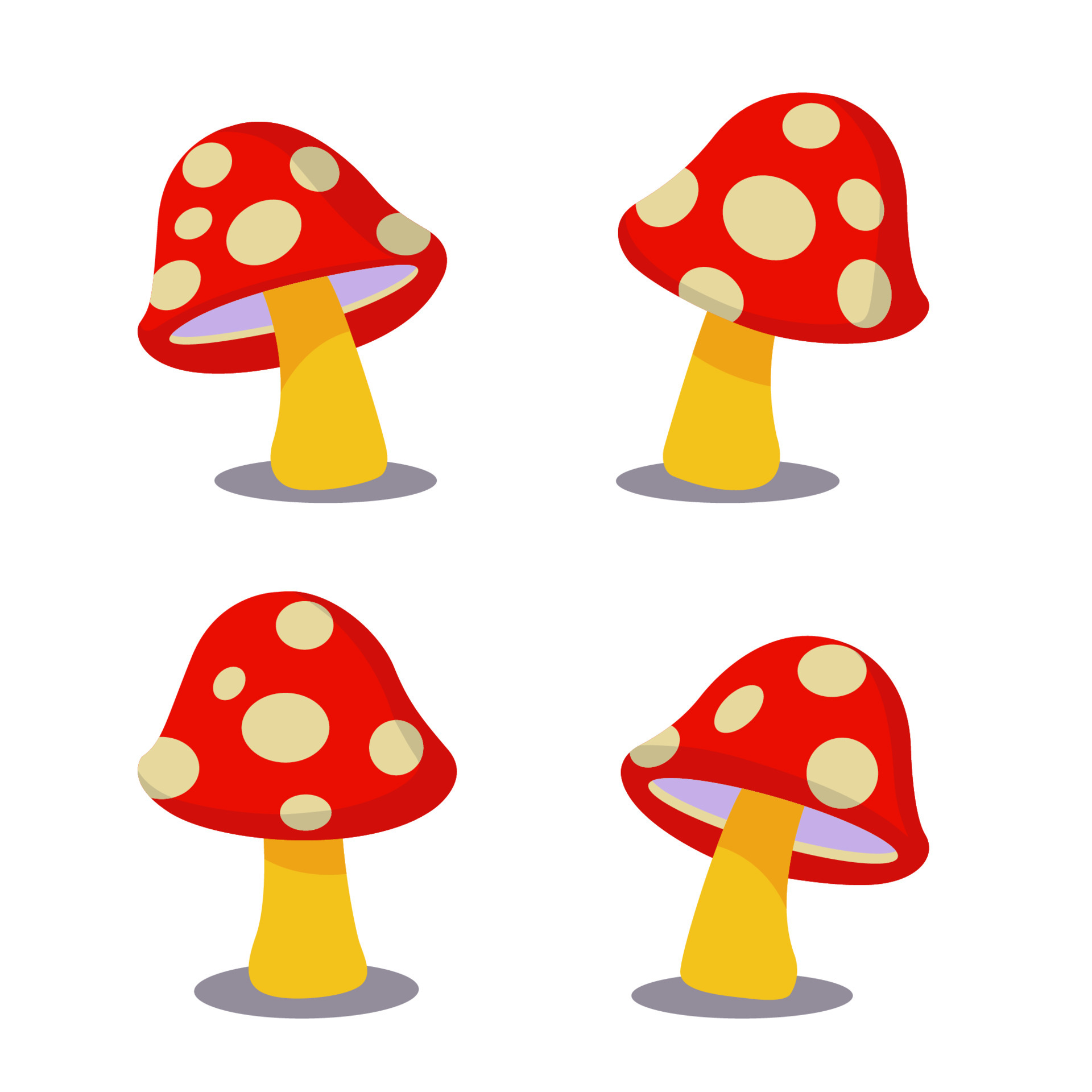 Detail Mushroom Vector Png Nomer 27