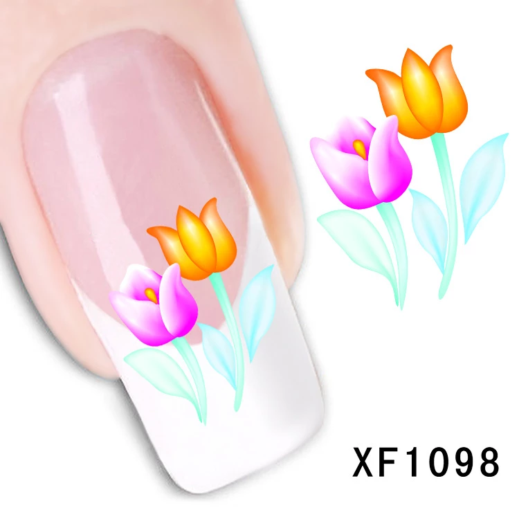 Detail Nailart Blumenmuster Nomer 12
