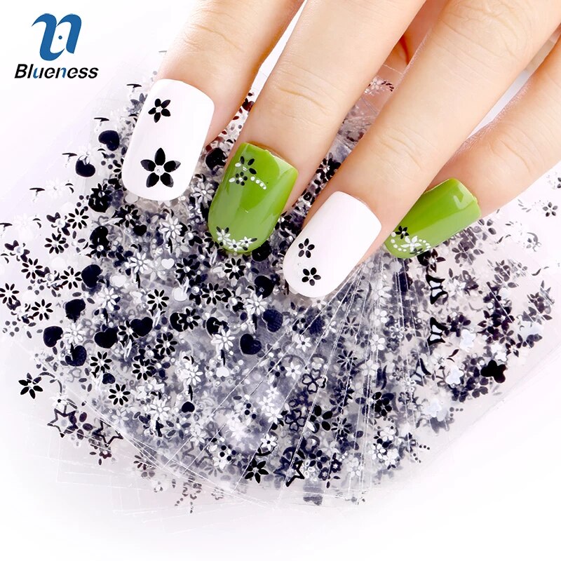 Detail Nailart Blumenmuster Nomer 18