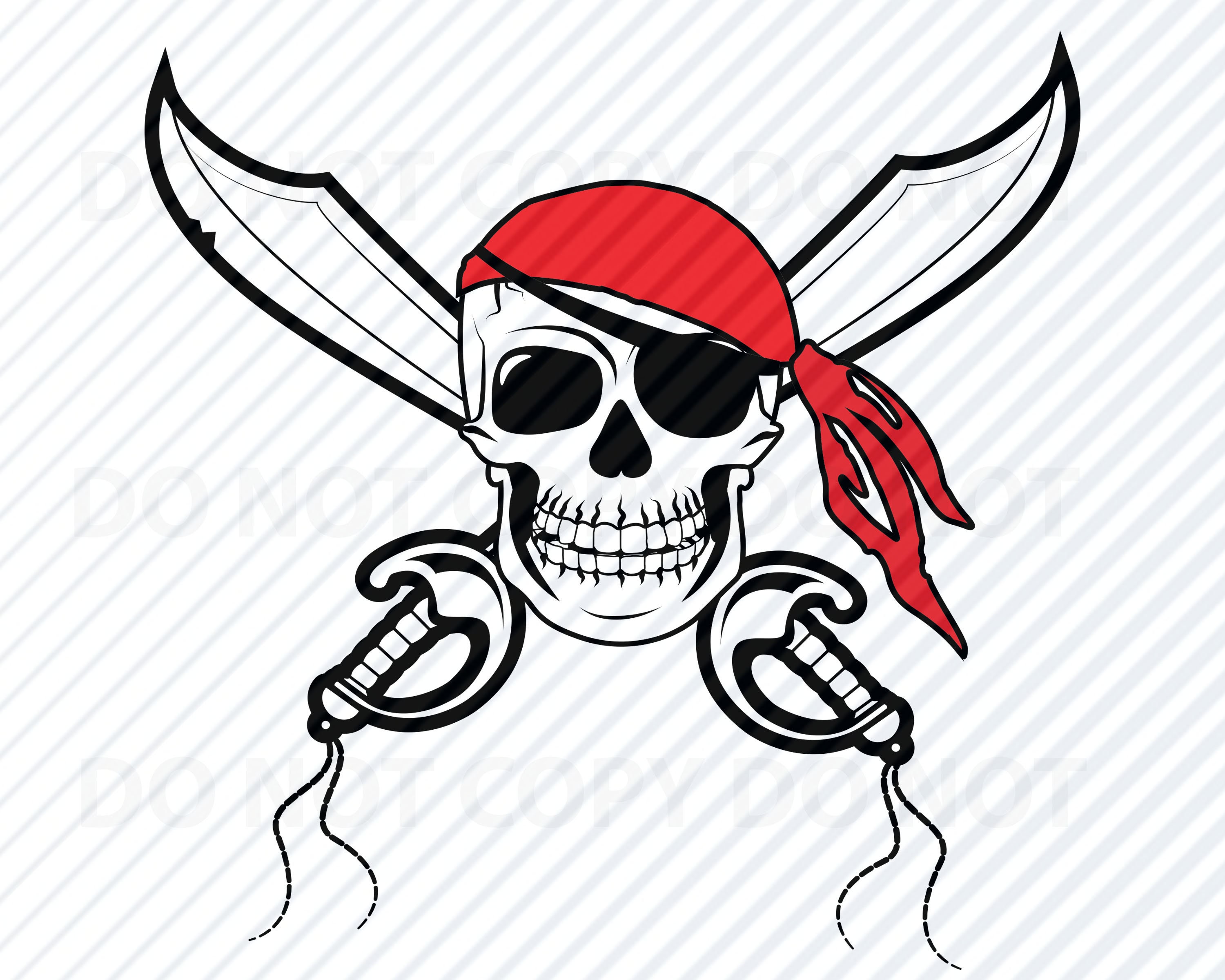 Detail Pirate Skull Nomer 8