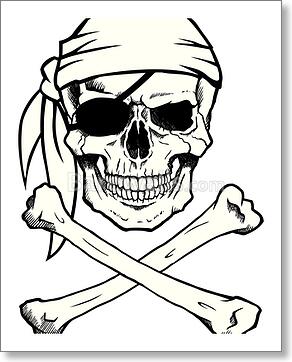 Detail Pirate Skull Nomer 13