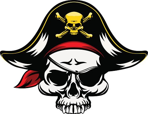 Detail Pirate Skull Nomer 5