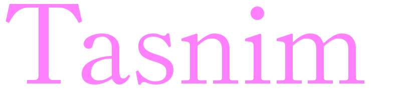 Tasnim Name - KibrisPDR