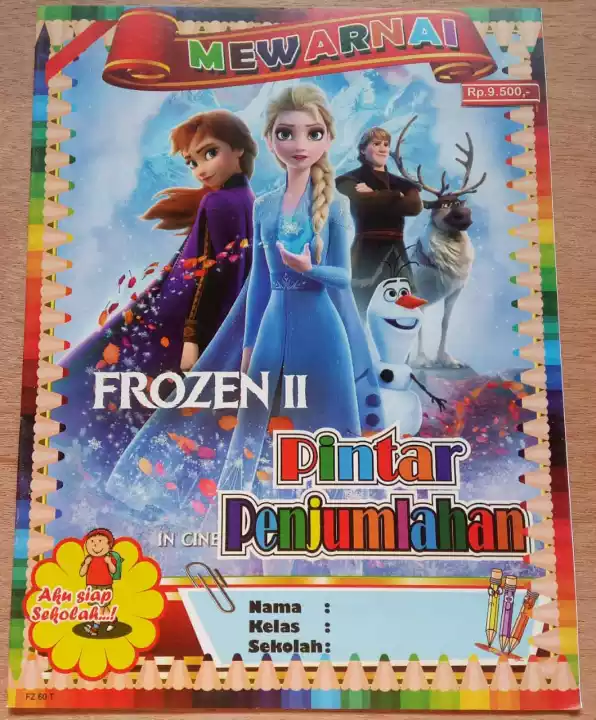 Detail Gambar Mewarnai Anak Frozen Nomer 28