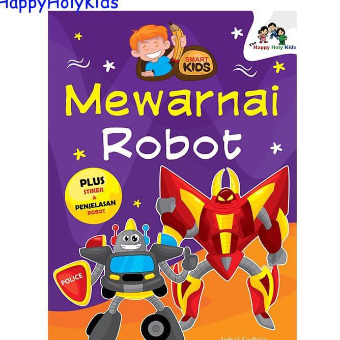 Detail Gambar Mewarnai Anak Robot Nomer 26