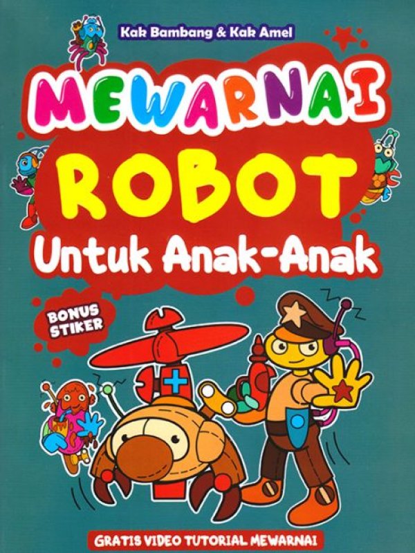 Detail Gambar Mewarnai Anak Robot Nomer 47