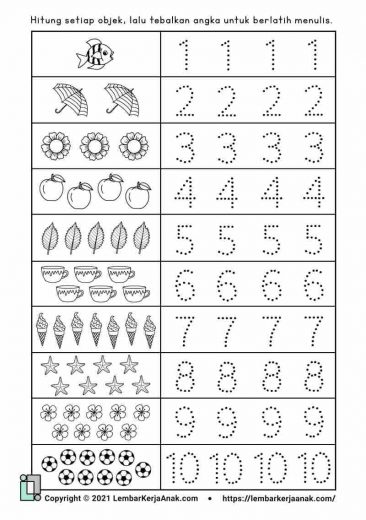 Detail Gambar Mewarnai Angka Untuk Anak Tk Nomer 54