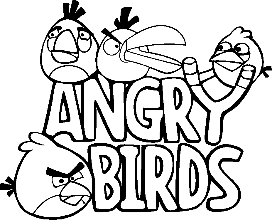 Detail Gambar Mewarnai Angry Bird Nomer 9