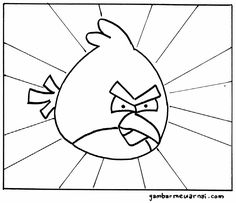 Detail Gambar Mewarnai Angry Birds Nomer 16