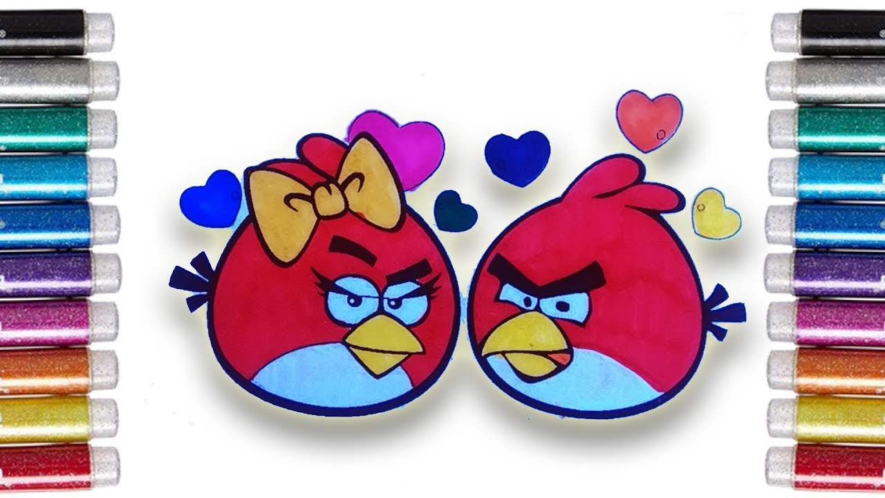 Detail Gambar Mewarnai Angry Birds Nomer 42