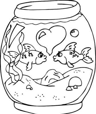 Detail Gambar Mewarnai Aquarium Nomer 28