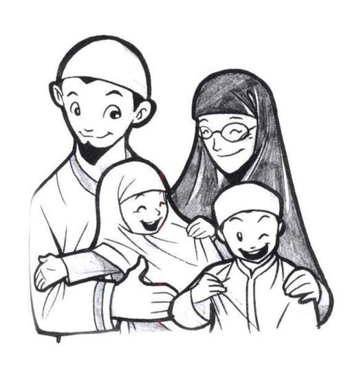 Detail Gambar Mewarnai Ayah Ibu Dan Anak Nomer 24