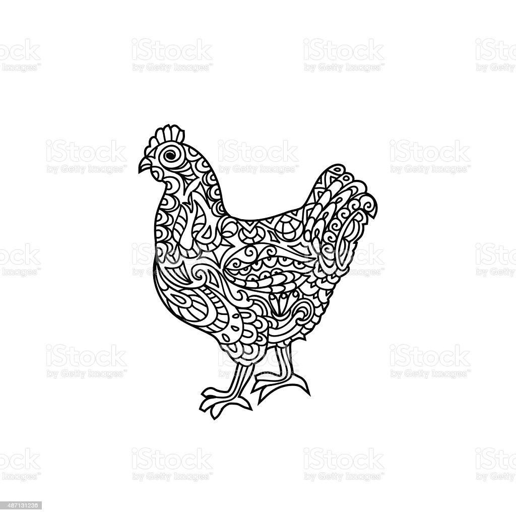 Detail Gambar Mewarnai Ayam Nomer 39