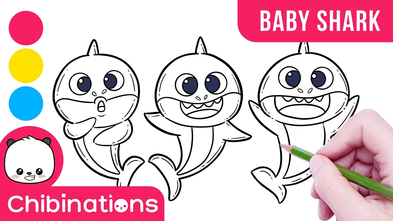 Gambar Mewarnai Baby Shark - 57+ Koleksi Gambar