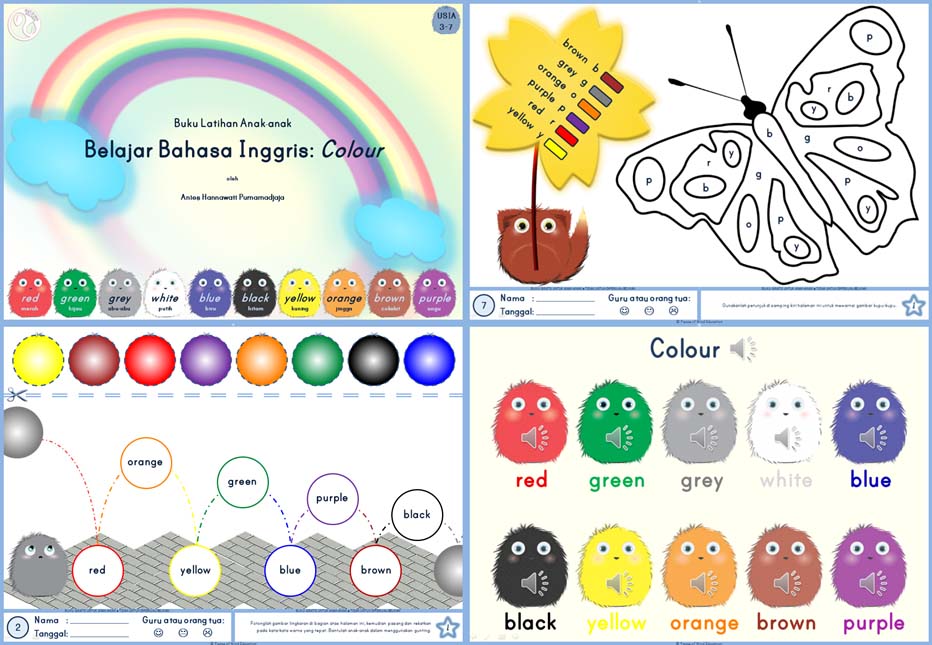 Detail Gambar Mewarnai Bahasa Inggris Nomer 17