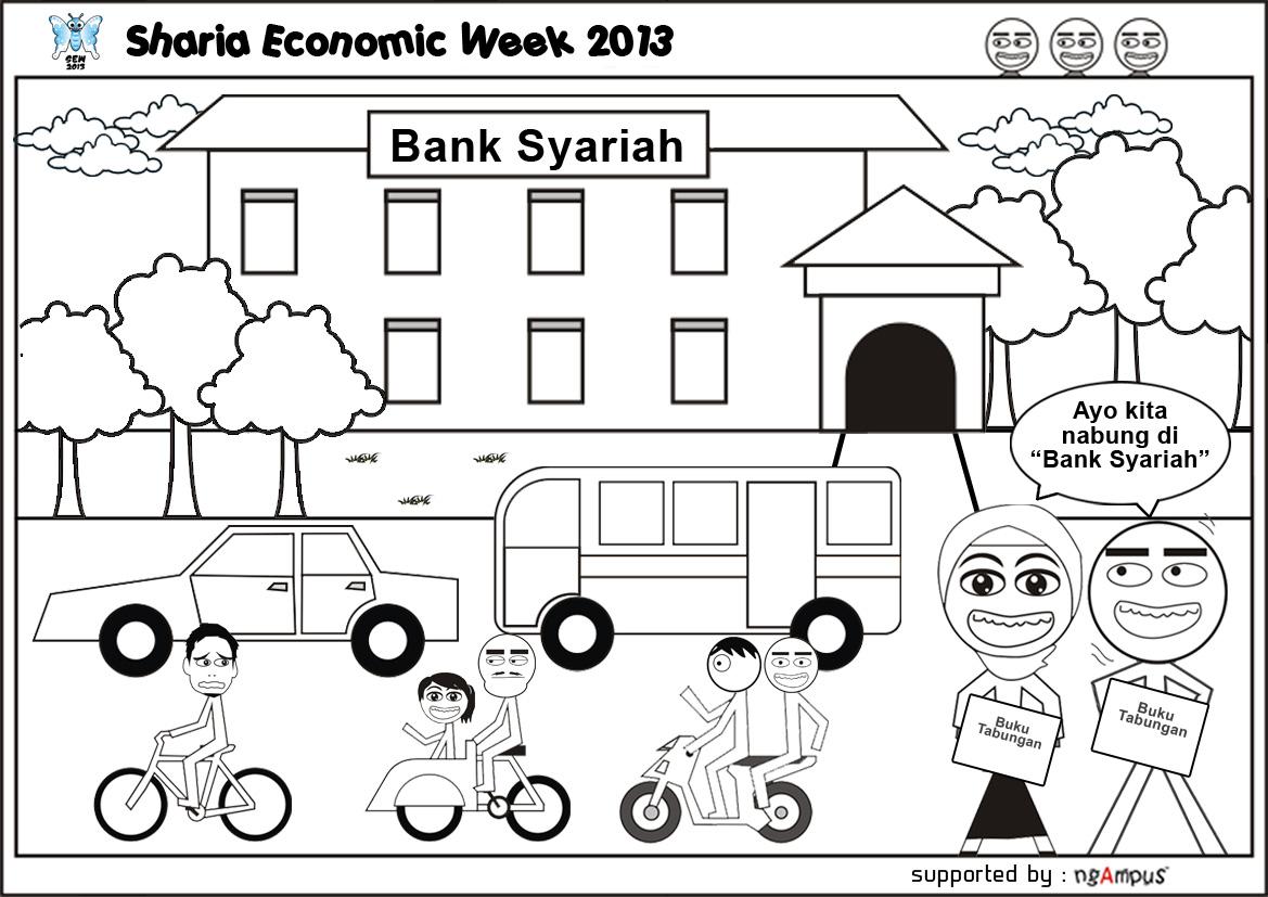 Detail Gambar Mewarnai Bank Nomer 2