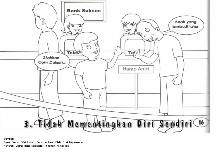 Detail Gambar Mewarnai Bank Nomer 7