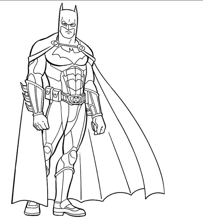 Detail Gambar Mewarnai Batman Nomer 43
