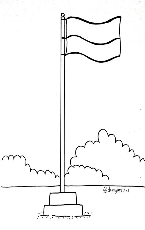 Detail Gambar Mewarnai Bendera Nomer 15